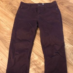 Maroon Pants